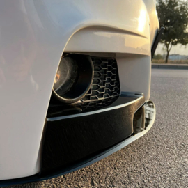 Oneway Front Flaps passend voor BMW 3-Serie F30 M-Pack 2012-2019 - Glanzend zwart