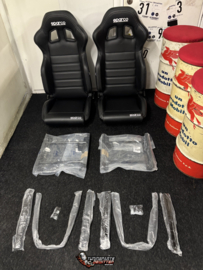 🔥🔥Deze Kwalitatieve Sparco Kuipstoelen geleverd voor onze klant inclusief Frames & Sledes voor zijn Mini Cooper R50🔥🔥