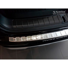 RVS Achterbumperprotector passend voor BMW X4 (G02) 2018- 'Ribs'