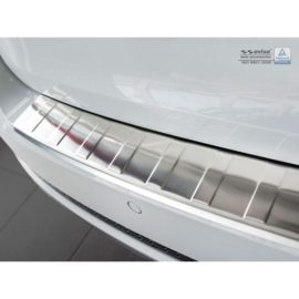 RVS Achterbumperprotector passend voor Audi A4 B9 Avant 2015-2019 & Facelift 2019- 'Ribs' (incl. S4 Avant)