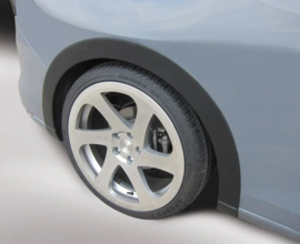 RGM Set spatbordverbreders passend voor Volkswagen Caddy V Maxi 2020- Lange wielbasis - dubbele schuifdeur - Zwart