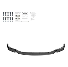 Oneway Voorspoilerlip passend voor BMW M3 G80 & M4 G82 2021- - Glanzend zwart