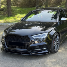 Oneway Complete bodykit passend voor Audi S3 8V Sedan 2016-2020 - Glanzend zwart