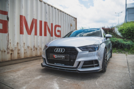 Maxton Design VOORSPLITTER V.3 AUDI S3 / A3 S-LINE 8V FL SEDAN