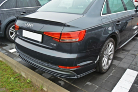 Maxton Design ACHTERZIJSPLITTERS AUDI A4 B9 S-LINE Gloss Black