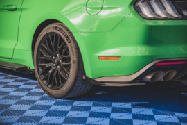Maxton Design Street Pro Achterzijde Splitters V.1 + Flaps Ford Mustang GT Mk6 Facelift