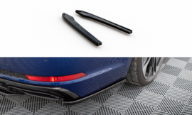 Maxton Design ACHTERZIJSPLITTERS AUDI A4 COMPETITION B9 Gloss Black