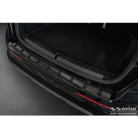 Avisa RVS Achterbumperprotector STRONG EDITION passend voor BMW X1 U11 / X1 U11 xLine 2022- - Zwart