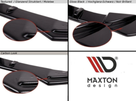 Maxton Design VOORSPLITTER AUDI A1 8X Gloss Black