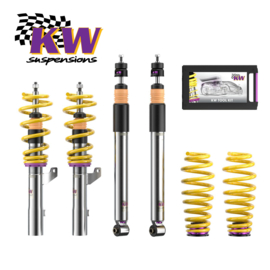 KW COILOVER SUSPENSION V3 INOX voor: Audi A1, Seat Ibiza Mk IV, Škoda Fabia III, VW Polo