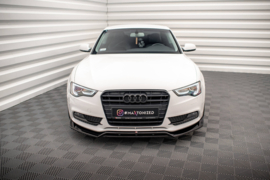 Maxton Design VOORSPLITTER V.2 AUDI A5 COUPÉ / SPORTBACK 8T FACELIFT Gloss Black