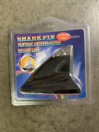 Haaienvinantenne met 3 LED's - Zwart