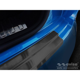 Zwart RVS Achterbumperprotector passend voor Audi E-Tron incl. Sportback 2018-