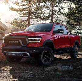 VLAND volledige LED-koplampen voor 2019-2024 RAM 1500 Zijmarkeringsstijl: Amberreflector