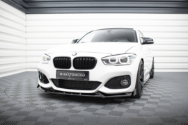 Maxton Design Frontsplitter V.5 + kleppen BMW 1 M-Pack / M140i F20 Facelift