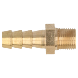 Slangpilaar messing recht 8 mm - 1/4" NPT