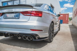 Maxton Design ACHTERZIJSPLITTERS V.2 AUDI S3 SEDAN 8V FACELIFT