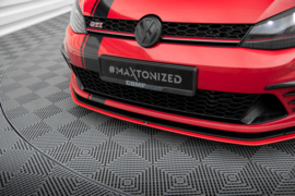 Maxton Design VOORSPLITTER VW GOLF Mk7 GTI CLUBSPORT Red