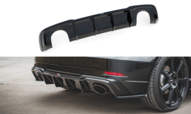 Maxton Design ACHTERPANEEL V.2 AUDI RS3 8V SPORTBACK FACELIFT Gloss Black