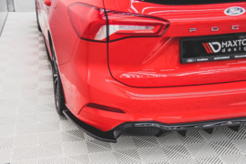 Maxton Design Achterzijde splitters voor V.3 (voor achterklep v.1) Ford Focus ST-Line Estate Mk4