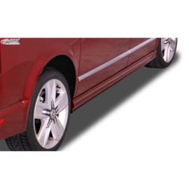 Sideskirts passend voor Volkswagen Transporter T6 2015- (korte wielbasis) 'Edition' (ABS)