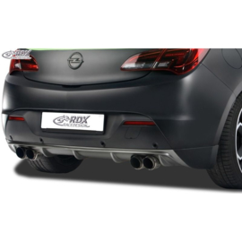 Achterskirt 'Diffusor' passend voor Opel Astra J GTC 2009-2015 excl. OPC (tbv dubbele uitlaat) (PUR)