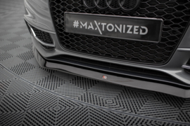 Maxton Design VOORSPLITTER V.1 AUDI S5 / A5 S-LINE 8T FL Gloss Black
