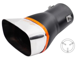 Simoni Racing Uitlaatsierstuk DTM RVS - Ø93x70xL160mm - Montage 35-61mm