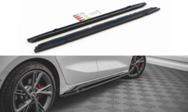 Maxton Design SIDESKIRTS DIFFUSERS AUDI S3 / A3 S-LINE 8Y Gloss Black
