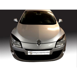 Koplampspoilers passend voor Renault Megane III 2008-2015 (ABS)