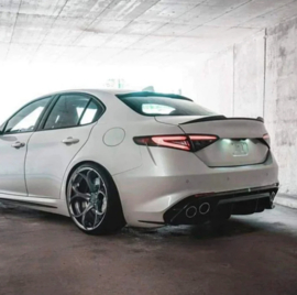 AutoStyle Achterspoiler passend voor Alfa Romeo Giulia (952) 2015- (ABS Glanzend zwart)