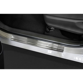 RVS Instaplijsten passend voor Toyota Yaris III 5-deurs 2014-2019 - 'Exclusive' - 4-delig
