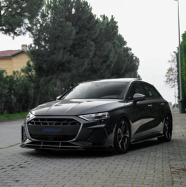 Oneway Complete bodykit passend voor Audi A3 (8Y) Sportback S-Line/S3 Facelift 2025- - Glanzend zwart