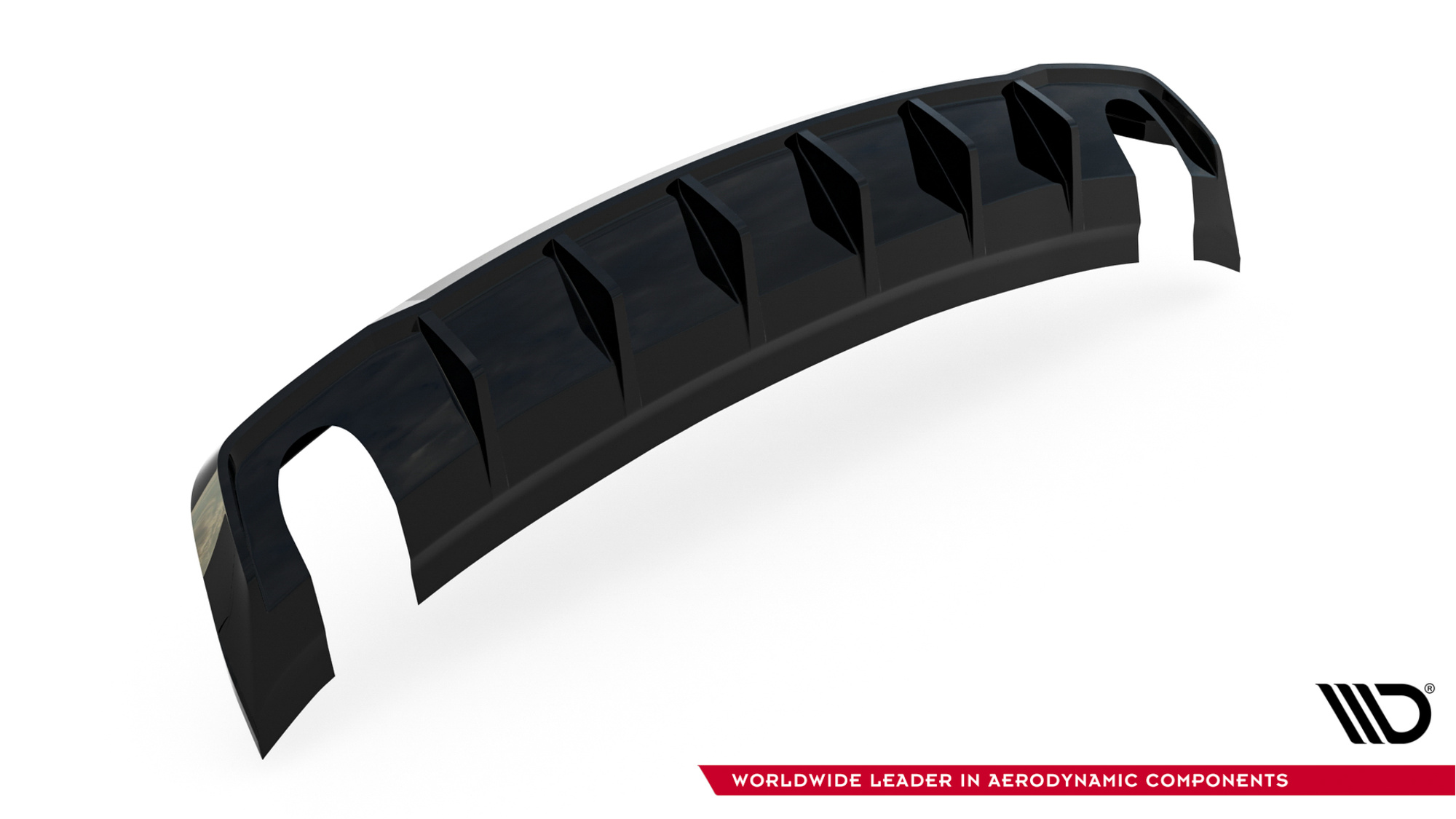 Maxton Design Achterspoiler Audi A3 Sedan 8V (uitvoering met enkele uitlaatpijpen aan beide zijden)