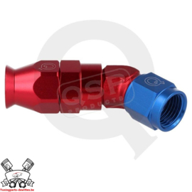 PTFE Slang adapter 45° D08 - Forged