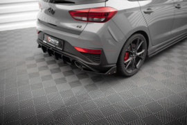 Maxton Design Achterzijde splitters V.4 + flappen Hyundai I30 N Hatchback Mk3 Facelift