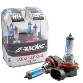 Simoni Racing Halogeen Lampen 'HID Style' H11 (6000K) Hyperwhite 12V/55W, set à 2 stuks ECE-R37