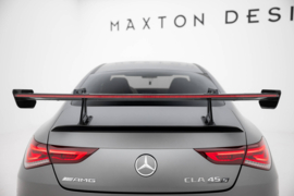 Maxton Design Carbon Spoiler Met Bovenste Zwaan Montage + LED Mercedes-Benz CLA Coupé C118