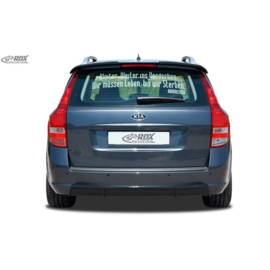 Achterskirt 'Diffusor' passend voor Kia Cee'd ED SW 2007-2012 (ABS zwart glanzend)