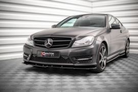 Maxton Design Frontsplitter V.2 Mercedes-Benz C Coupé / Sedan / Stationwagen AMG-Line C204 / W204 Facelift / S204 Facelift