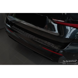 Echt 3D Carbon Achterbumperprotector passend voor BMW X1 U11 / U11 xLine 2022- 'Ribs'