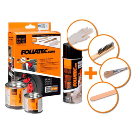 Foliatec Remklauwlakset - Combat mat-groen - 3 Componenten