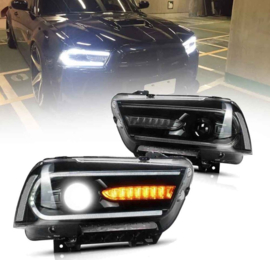 VLAND LED-koplampen voor Dodge Charger 2011-2014 Frontlampen Dubbele koplampen Zonder lampen