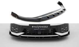 Maxton Design Frontsplitter V.2 + kleppen Volkswagen Golf GTI / GTE / R-Line Mk8 Facelift