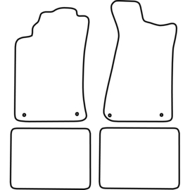 Automatten passend voor Audi 80/90 1984-1995