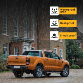 VLAND LED-achterlichten voor Ford Ranger T6 2012-2020 Kleur: HELDERE LENS