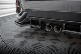 Maxton Design Achtersplitter (met verticale stangen) + flappen Honda Civic Sport Mk 10 Facelift