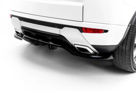 Maxton Design Achtersplitter (met verticale stangen) Land Rover Range Rover Evoque + Land Rover Range Rover Evoque HSE Dynamic Mk1 Facelift