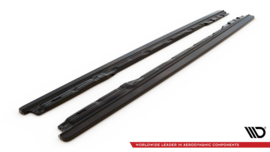 Maxton Design SIDESKIRTS DIFFUSERS AUDI S4 / A4 S-LINE / A4 COMPETITON B9 Gloss Black