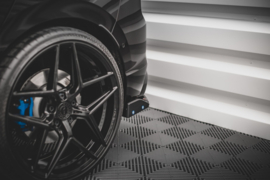 Maxton Design Achterzijde Splitters V.2 + Flaps Volkswagen Golf R Mk8